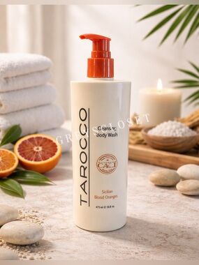 TAROCCO 🍊 SICILIAN BLOOD ORANGE 🍊 Cleansing Body Wash | Luxury Spa Size 16 oz 🍊